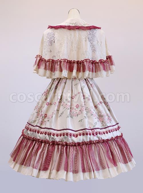 Forget-Worry-Chrysanthemum-Series-OP-Woven-Cotton-Flower-Embroidery-Patchwork-Laceclassic-Lolita-Dress-Set-coscarnival-1710