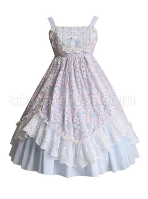 Four-Seasons-Spring-Series-JSK-Blue-Pink-Chinese-Style-Chiffon-Elegant-Printing-Bow-Tie-Classic-Lolita-Dress-coscarnival-2749