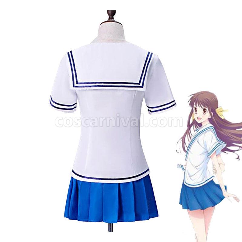 Fruits Basket Tohru Honda School Uniform Halloween Cosplay Costumes coscarnival011116887