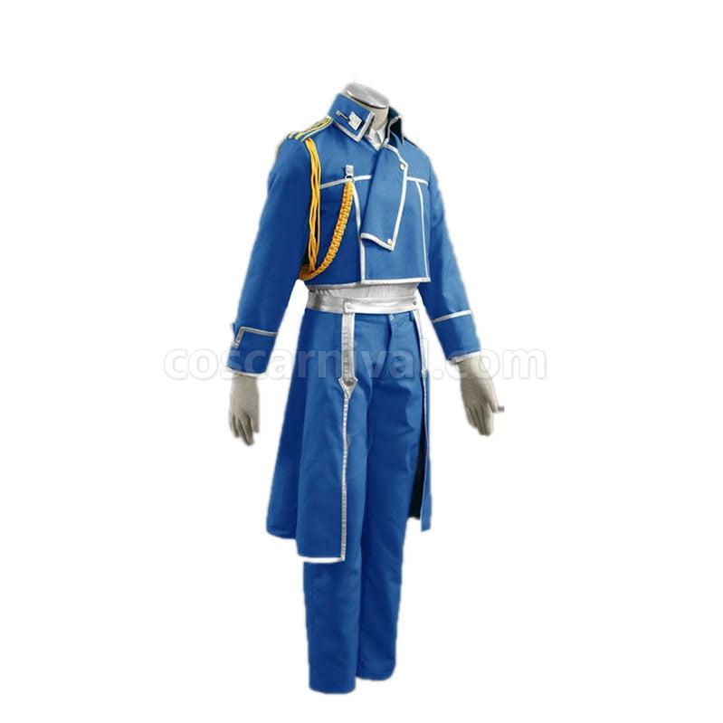 Fullmetal Alchemist Roy Mustang Army Cosplay Costume coscarnival011114545