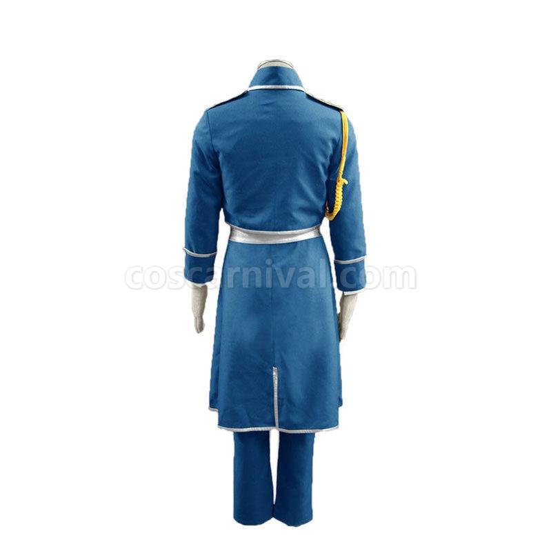Fullmetal Alchemist Roy Mustang Army Cosplay Costume coscarnival011114551