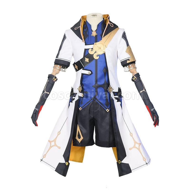 Genshin Impact Albedo Fullset Cosplay Costumes coscarnival011112467
