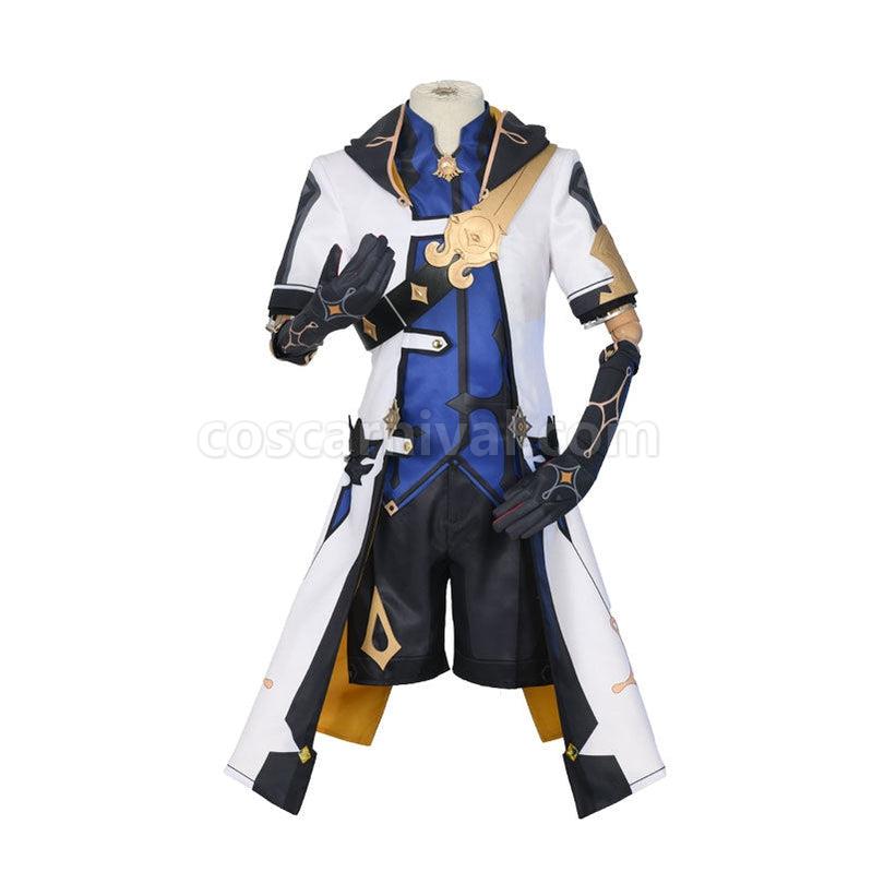 Genshin Impact Albedo Fullset Cosplay Costumes coscarnival011112474