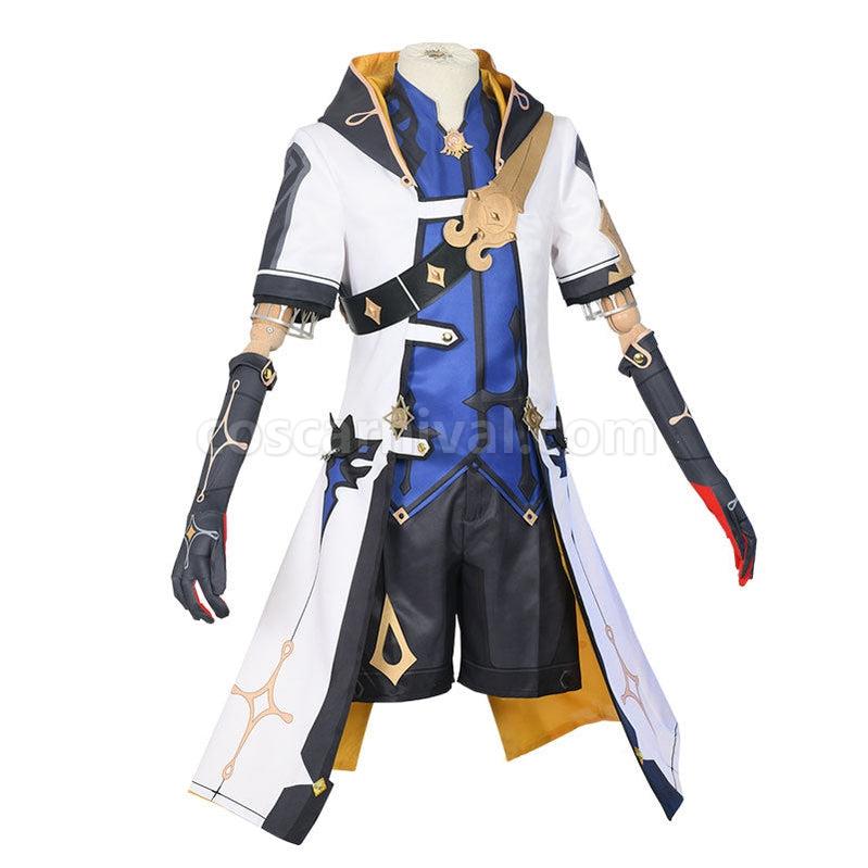 Genshin Impact Albedo Fullset Cosplay Costumes coscarnival011112485