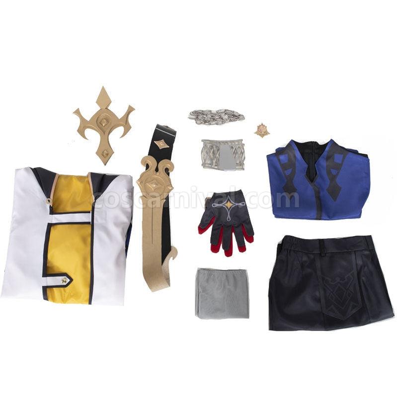 Genshin Impact Albedo Fullset Cosplay Costumes coscarnival011112506