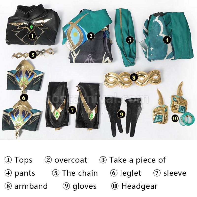 Genshin Impact Alhaitham Cosplay Costumes coscarnival01112563
