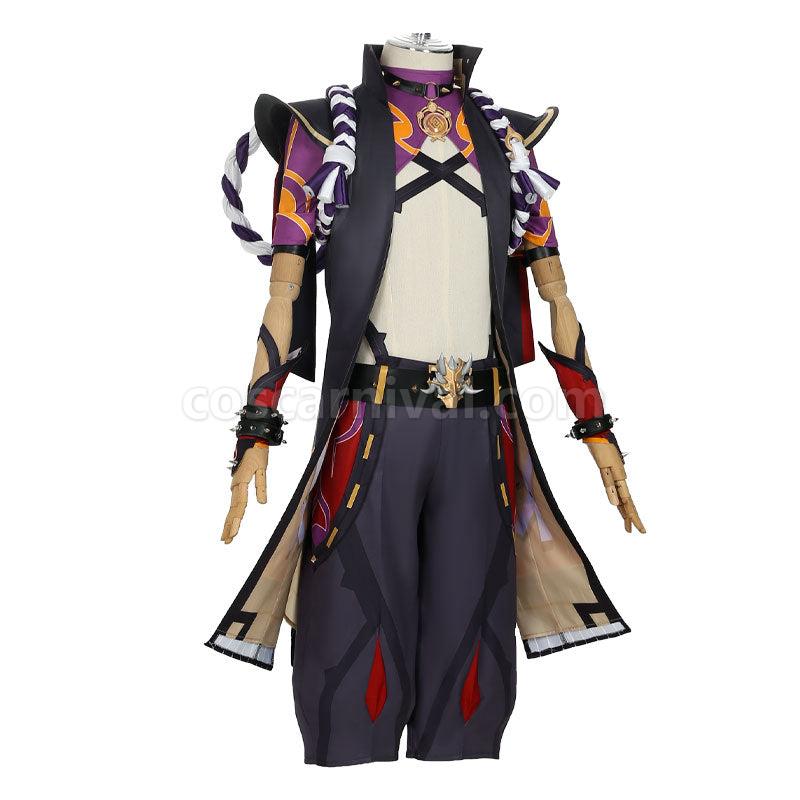 Genshin Impact Arataki Itto Fullsuit Cosplay Costume coscarnival01119241