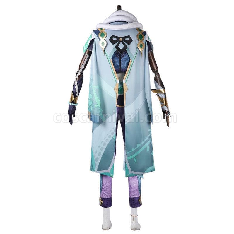 Genshin Impact Baizhu Fullsuit Cosplay Costumes coscarnival011111541