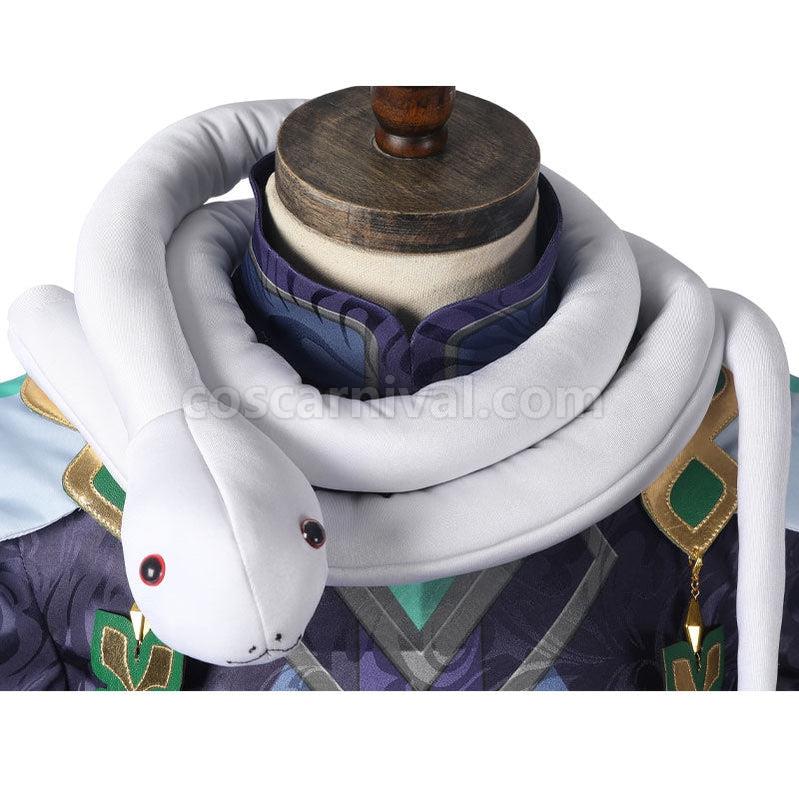 Genshin Impact Baizhu Fullsuit Cosplay Costumes coscarnival011111561