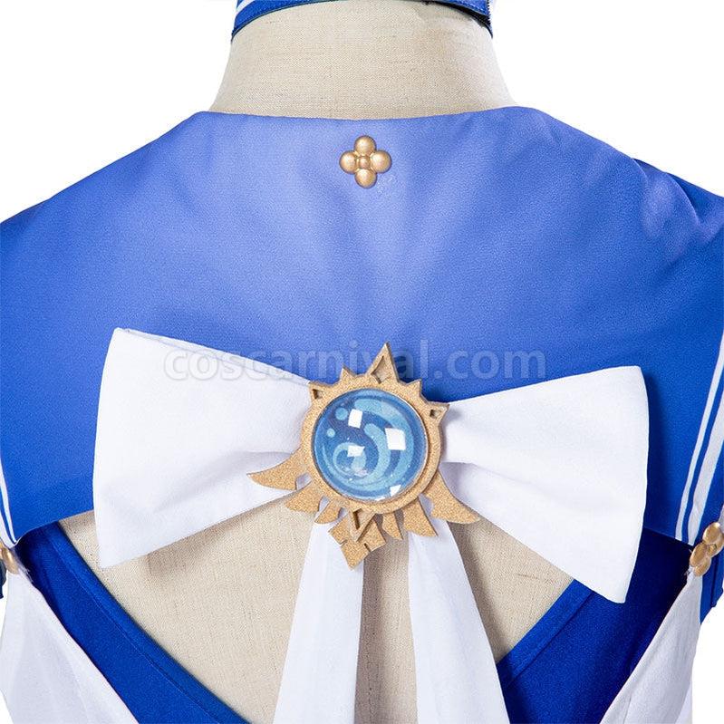 Genshin Impact Barbara Summertime Sparkle Summer Beach Cosplay Costumes coscarnival011111031