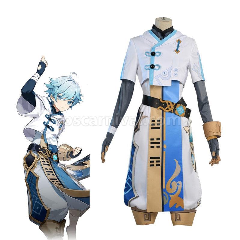 Genshin Impact Chongyun Full set Cosplay Costumes coscarnival011113557