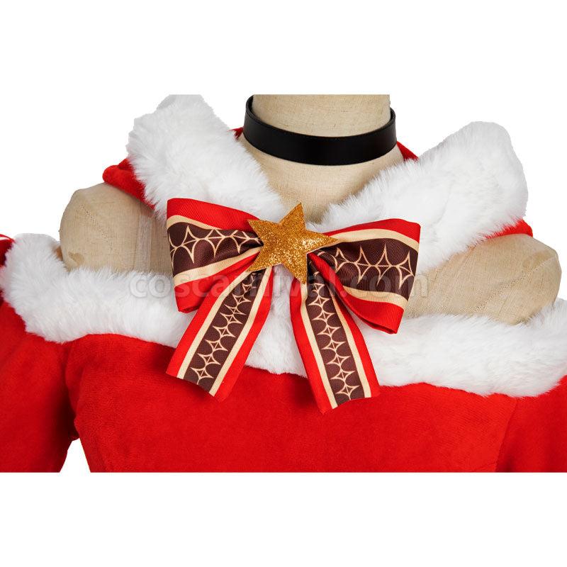 Genshin Impact Christmas Barbara Cosplay Costumes coscarnival01119607