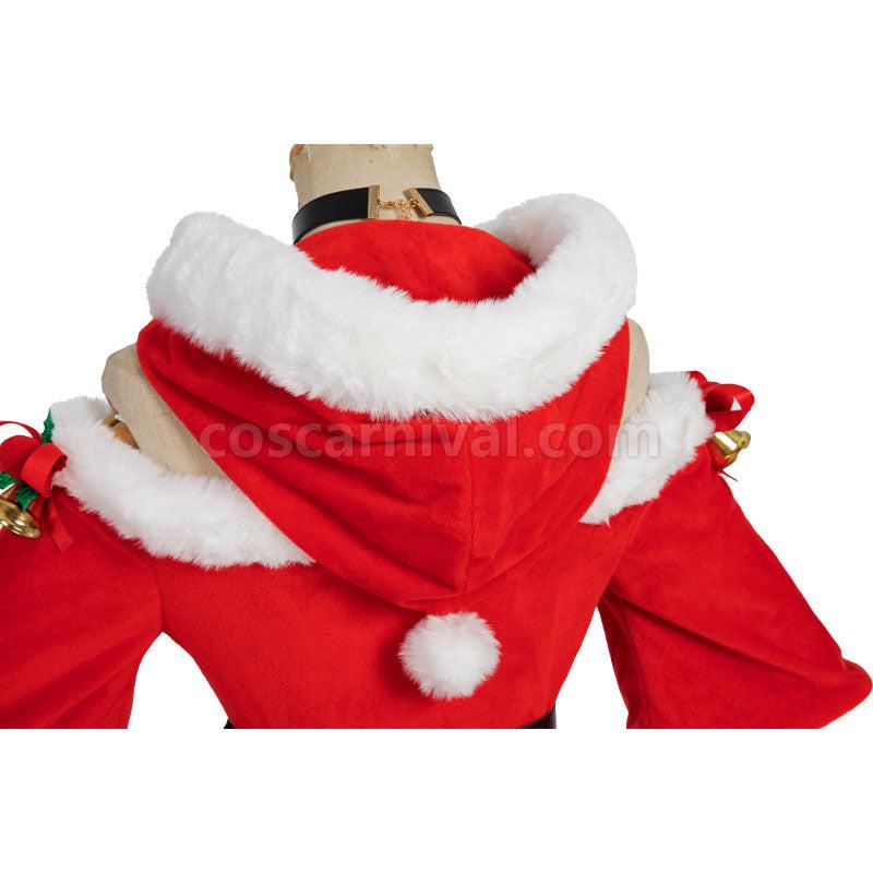 Genshin Impact Christmas Barbara Cosplay Costumes coscarnival01119620