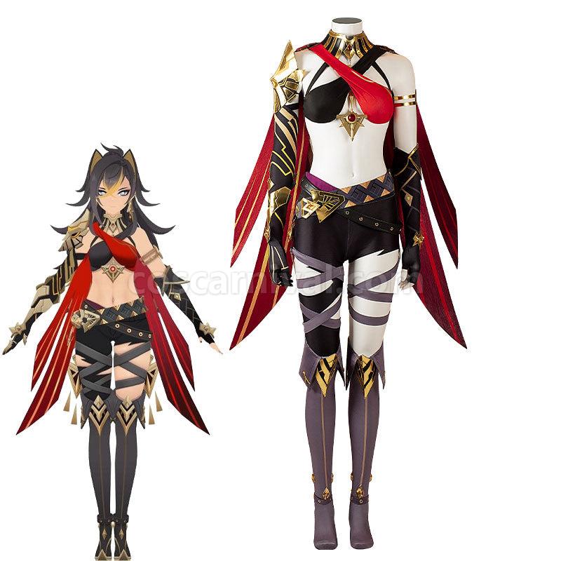 Genshin Impact Dehya Cosplay Costumes coscarnival01112403