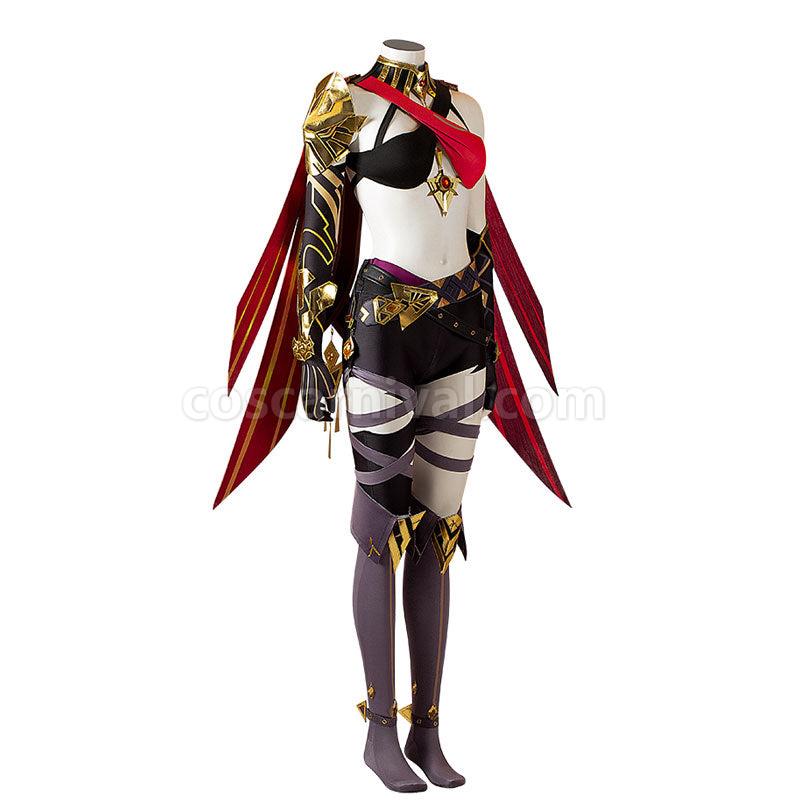 Genshin Impact Dehya Cosplay Costumes coscarnival01112421