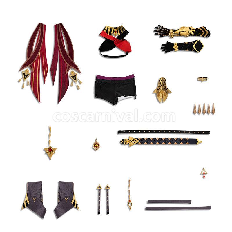 Genshin Impact Dehya Cosplay Costumes coscarnival01112434