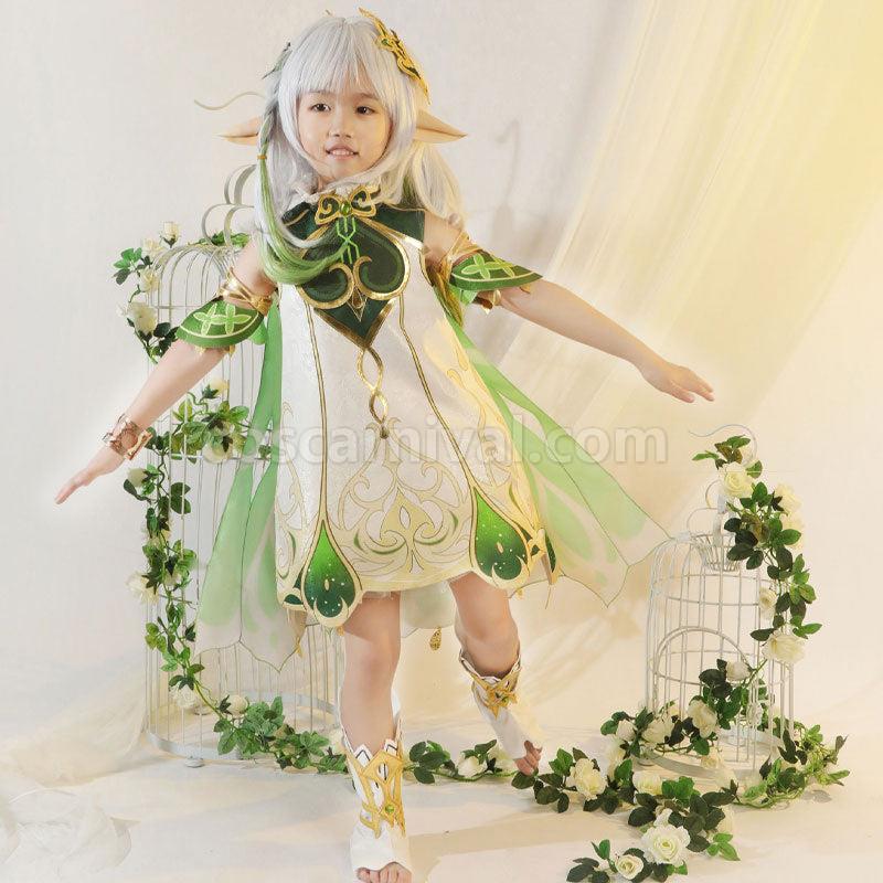 Genshin Impact Dendro Archon Kusanali Nahida Kids Cosplay Costumes coscarnival01112998