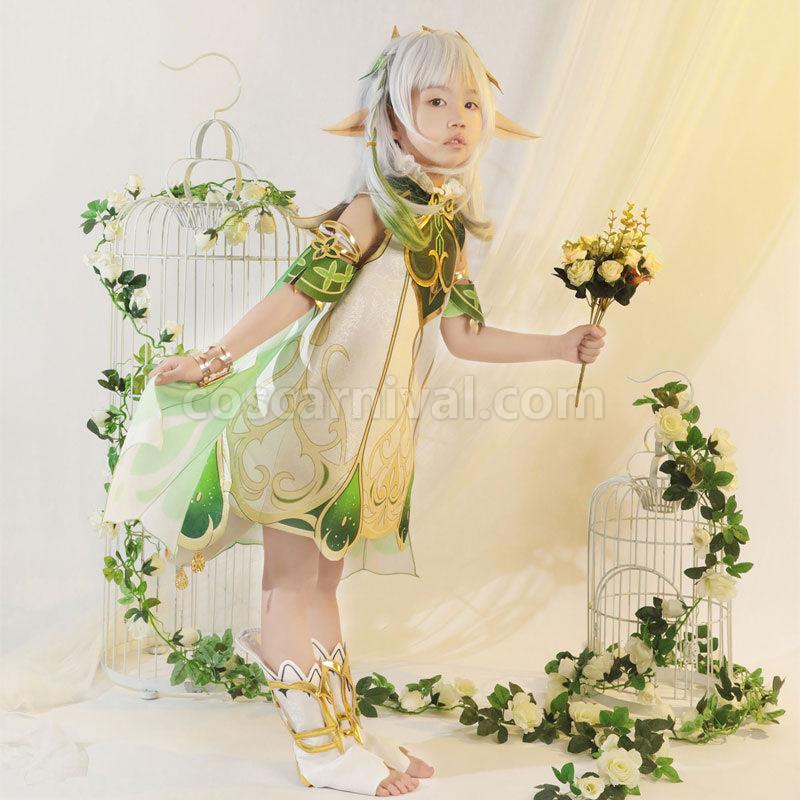 Genshin Impact Dendro Archon Kusanali Nahida Kids Cosplay Costumes coscarnival01113011