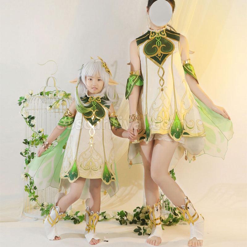 Genshin Impact Dendro Archon Kusanali Nahida Kids Cosplay Costumes coscarnival01113028
