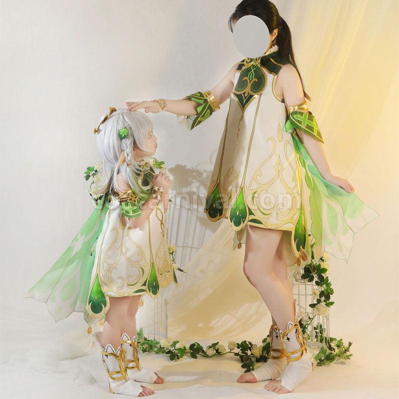 Genshin Impact Dendro Archon Kusanali Nahida Kids Cosplay Costumes coscarnival01113037