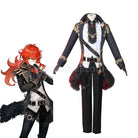 Genshin Impact Diluc Ragnvindr Full set Cosplay Costumes coscarnival011113558