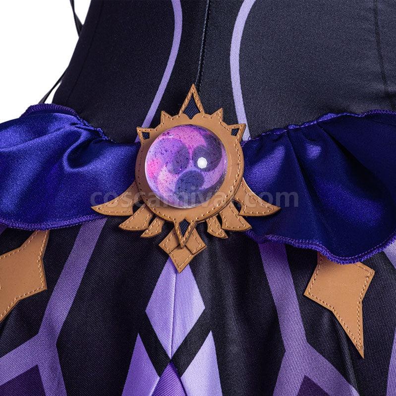 Genshin Impact Fischl Full set Cosplay Costumes coscarnival011113212