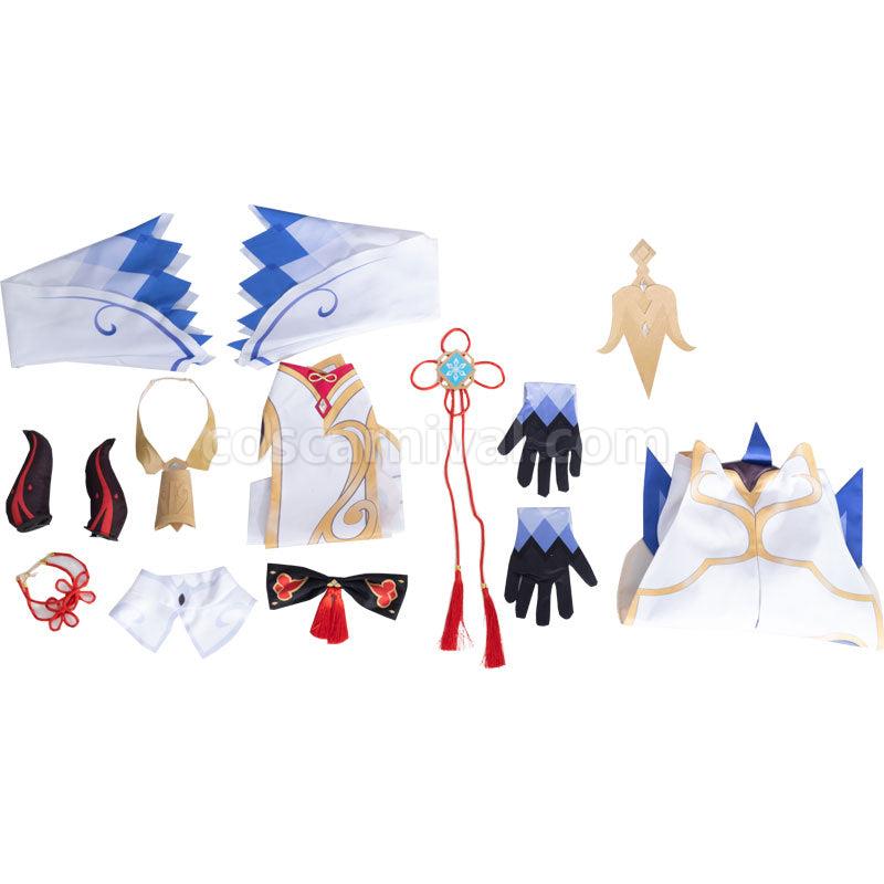 Genshin Impact Ganyu Fullset Cosplay Costume coscarnival011110207