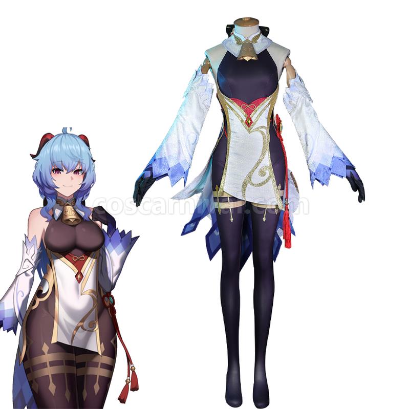 Genshin Impact Ganyu Fullset Cosplay Costumes coscarnival011112757