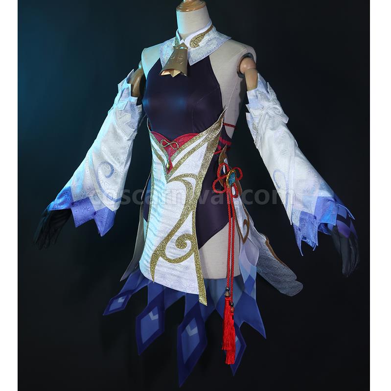 Genshin Impact Ganyu Fullset Cosplay Costumes coscarnival011112797