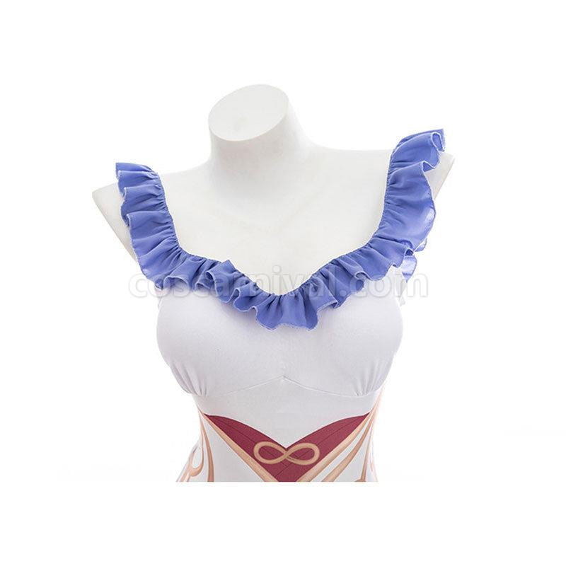 Genshin Impact Ganyu Swimsuit Cosplay Costumes coscarnival01116678