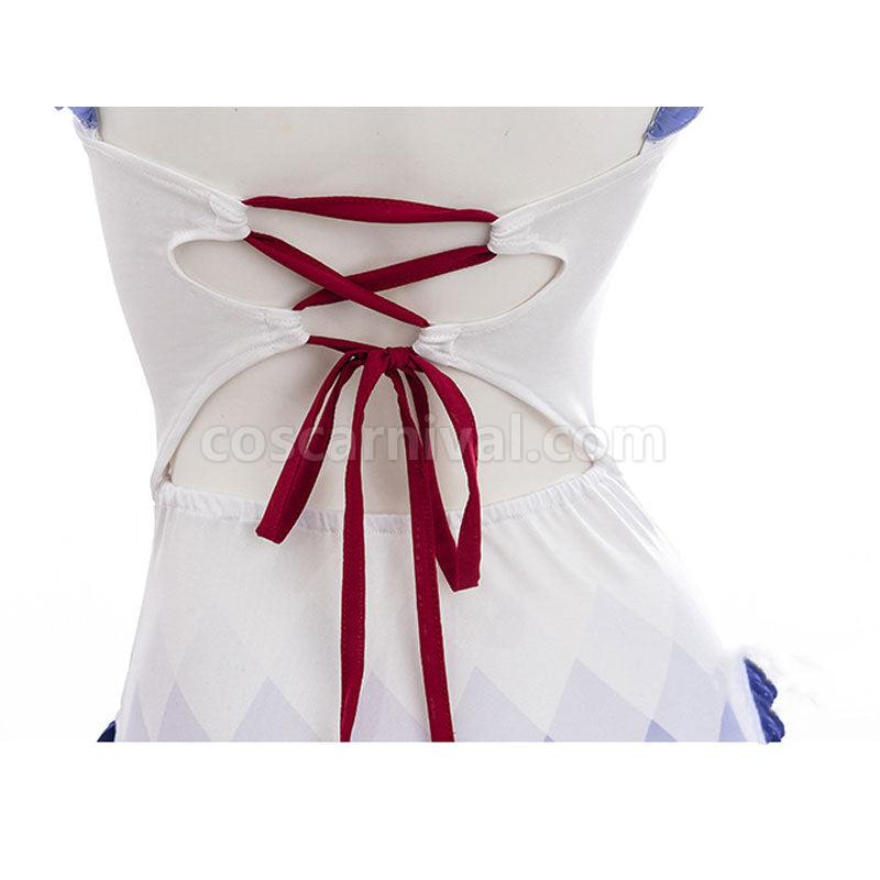 Genshin Impact Ganyu Swimsuit Cosplay Costumes coscarnival01116684