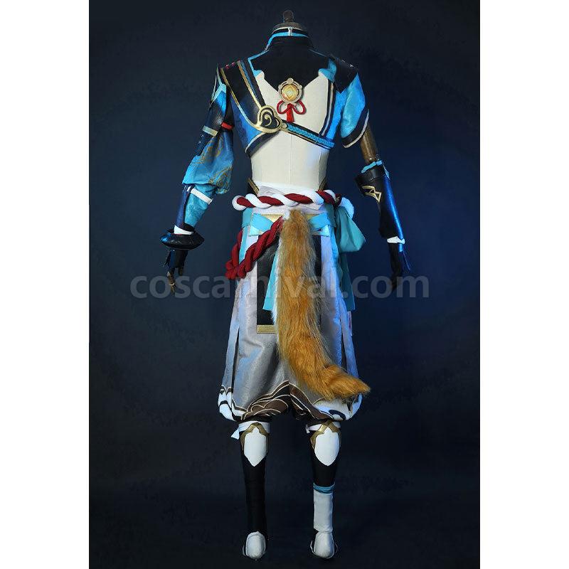 Genshin Impact Gorou Fullsuit Cosplay Costumes coscarnival011110033