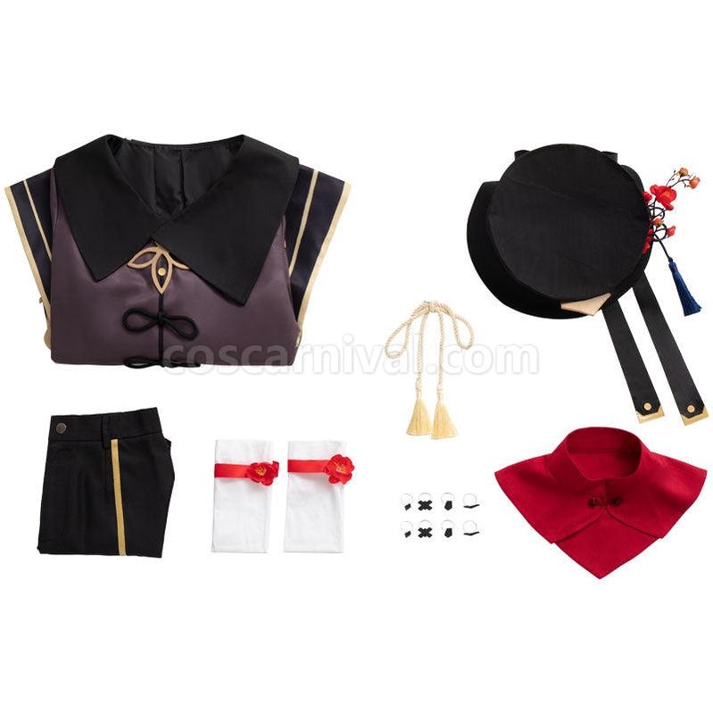 Genshin Impact HuTao Fullset Cosplay Costumes coscarnival011112253