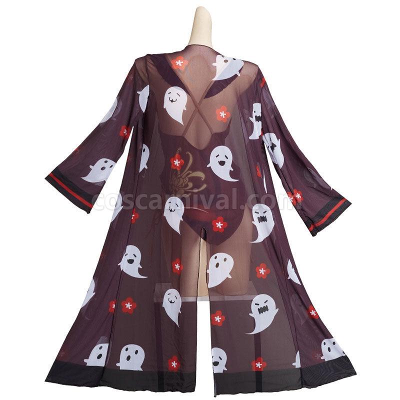 Genshin Impact HuTao Swimsuit Cosplay Costumes coscarnival01115369