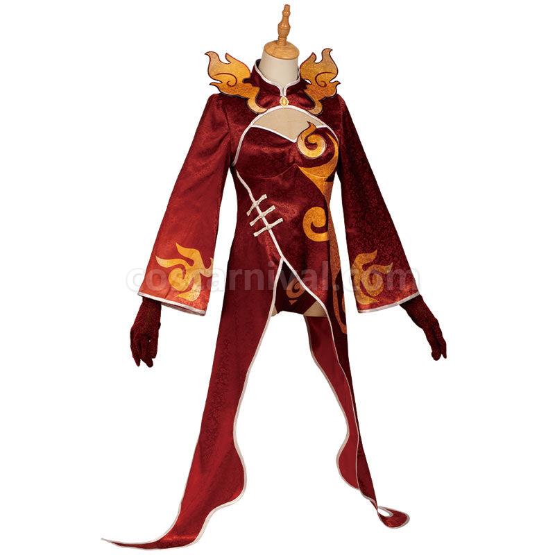Genshin Impact Indarias Pyro Yakshas Cosplay Costumes coscarnival01113634