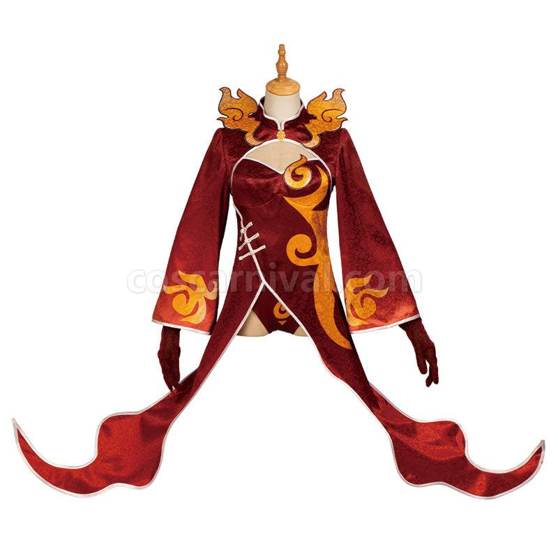 Genshin Impact Indarias Pyro Yakshas Cosplay Costumes coscarnival01113650