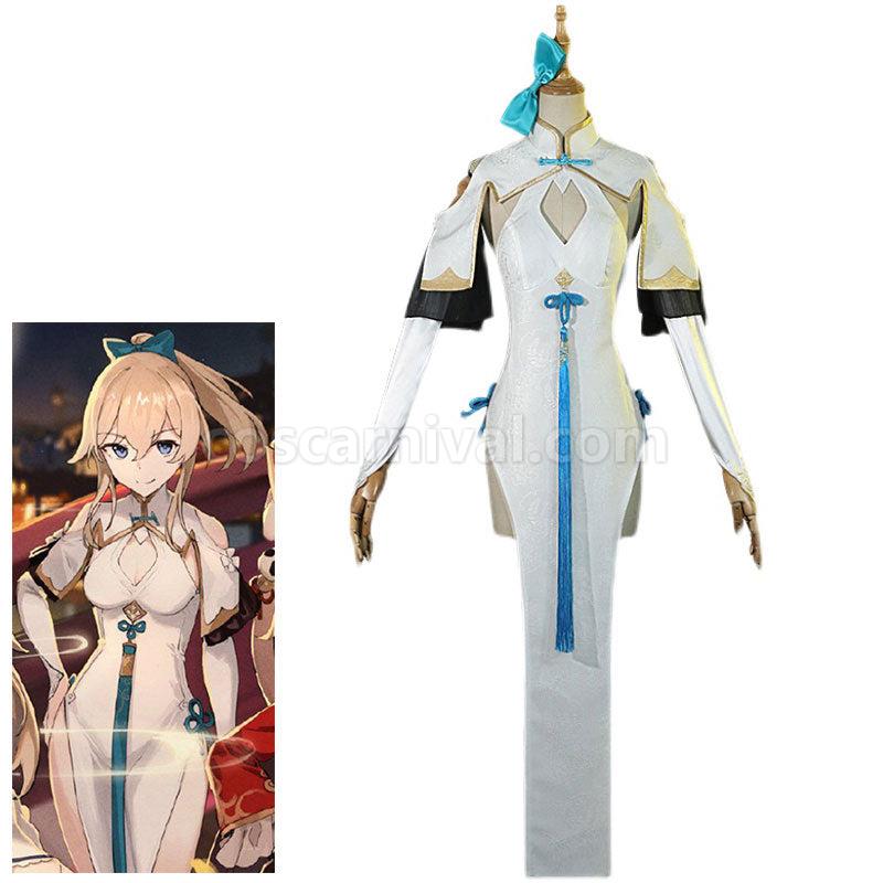 Genshin Impact Jean Doujin Cheongsam Cosplay Costumes coscarnival01119164
