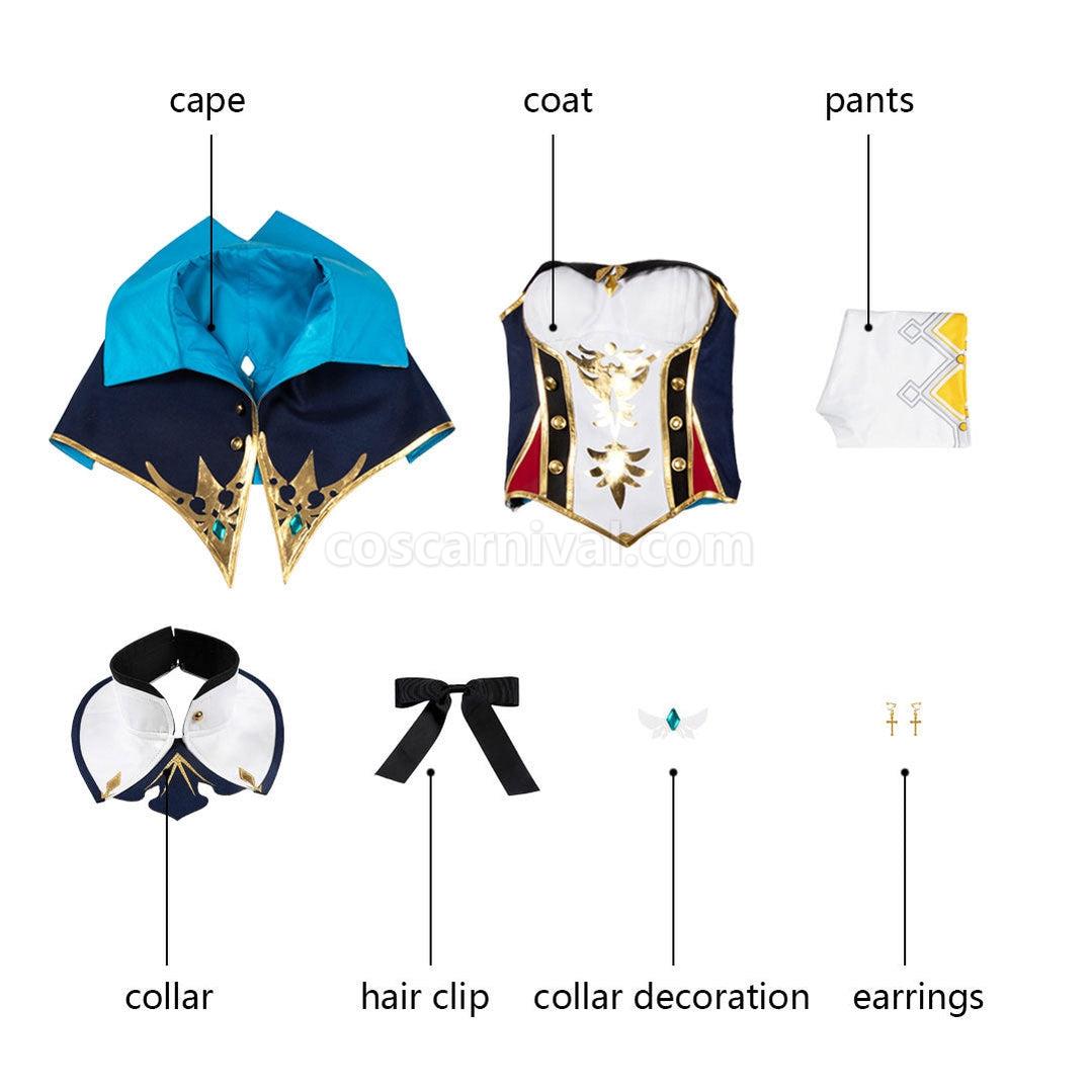 Genshin Impact Jean Fullset Cosplay Costumes coscarnival011112576