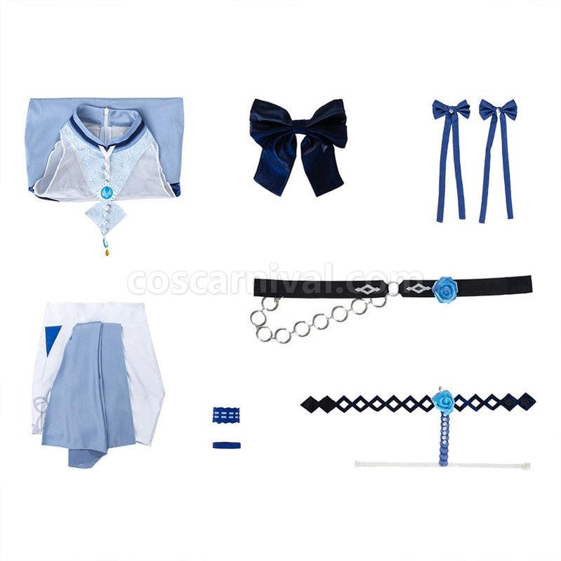 Genshin Impact Jean Summertime Sparkle Summer Beach Cosplay Costumes coscarnival011110789