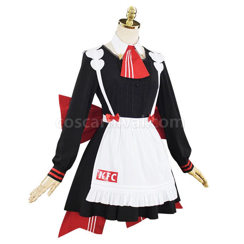 Genshin Impact KFC Noelle Maid Cosplay Costumes coscarnival01119612