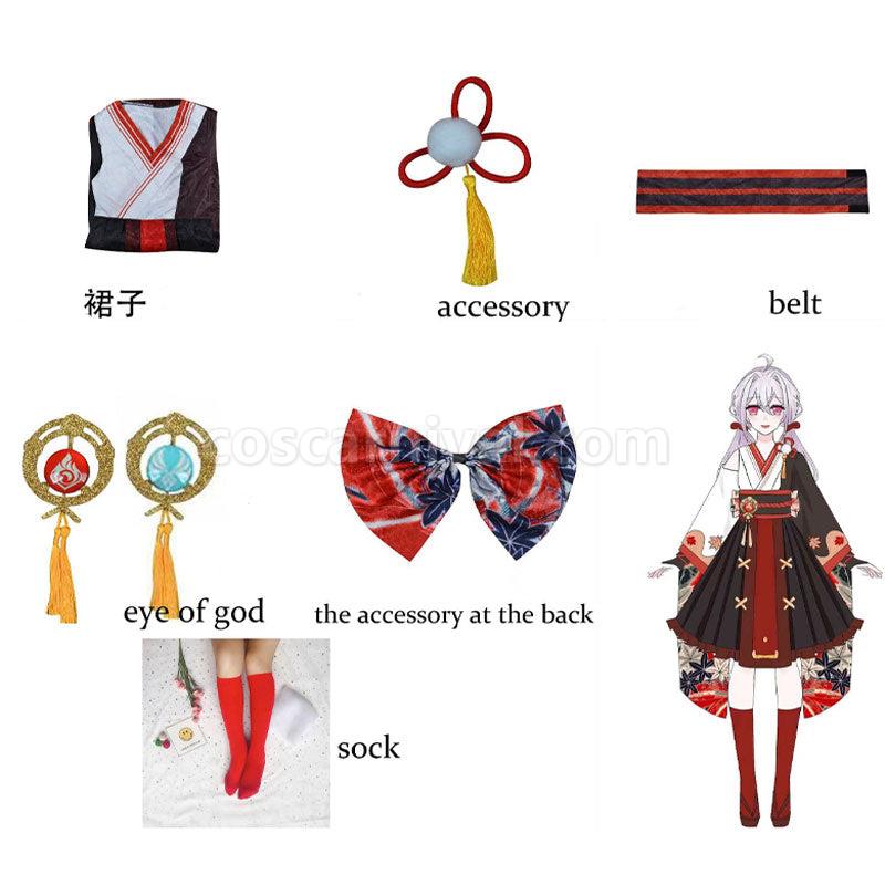 Genshin Impact Kaedehara Kazuha Dress Cosplay Costumes coscarnival01112260
