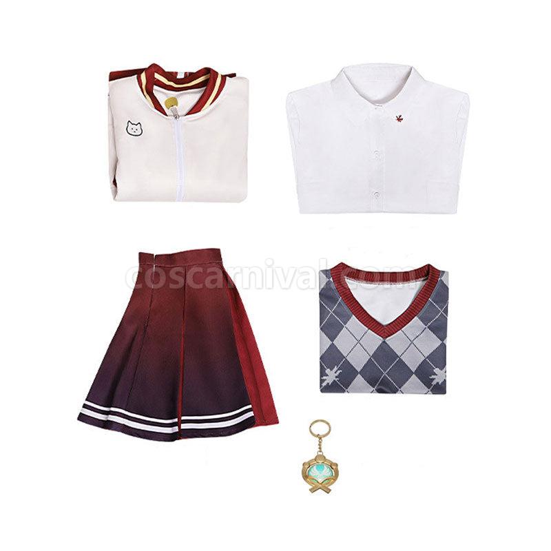 Genshin Impact Kaedehara Kazuha Uniform Cosplay Costumes coscarnival01112347
