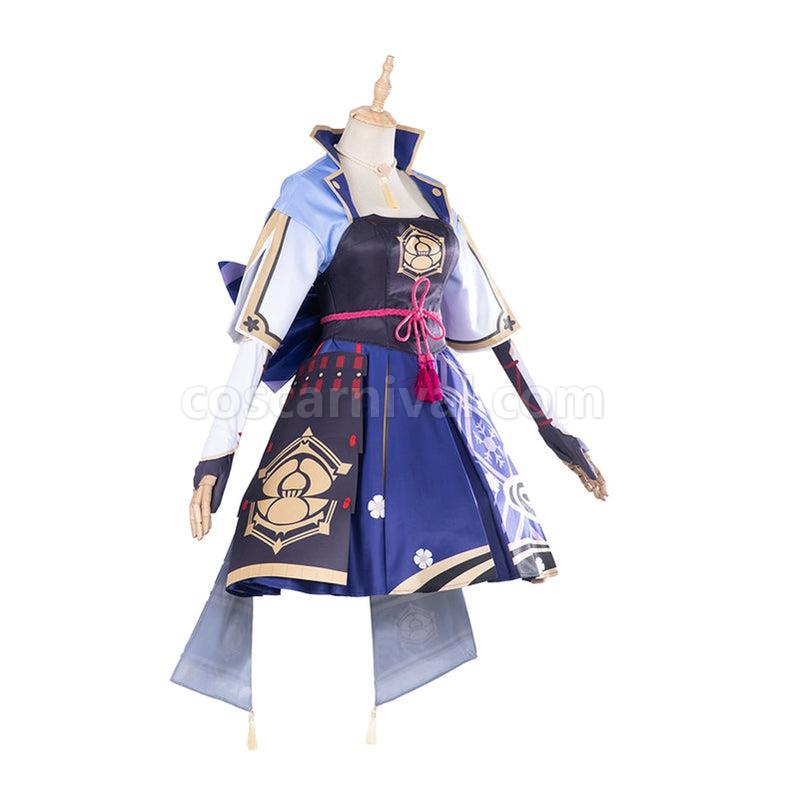 Genshin Impact Kamisato Ayaka Fullset Cosplay Costumes coscarnival011112525