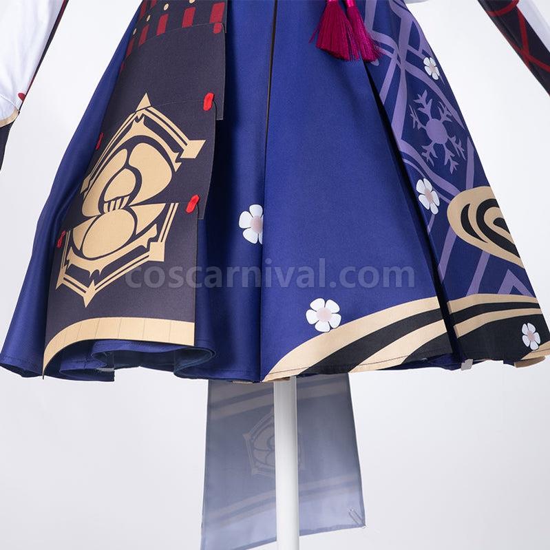 Genshin Impact Kamisato Ayaka Fullset Cosplay Costumes coscarnival011112554