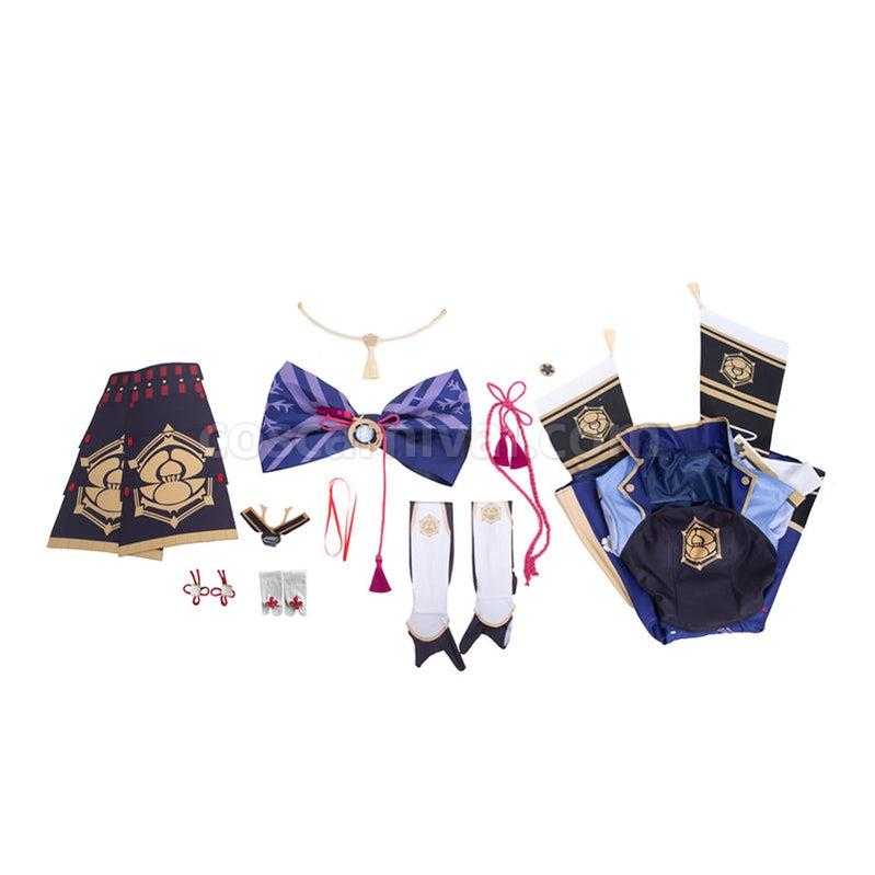 Genshin Impact Kamisato Ayaka Fullset Cosplay Costumes coscarnival011112571