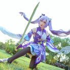 Genshin Impact Keqing Fullset Cosplay Costumes coscarnival011113824