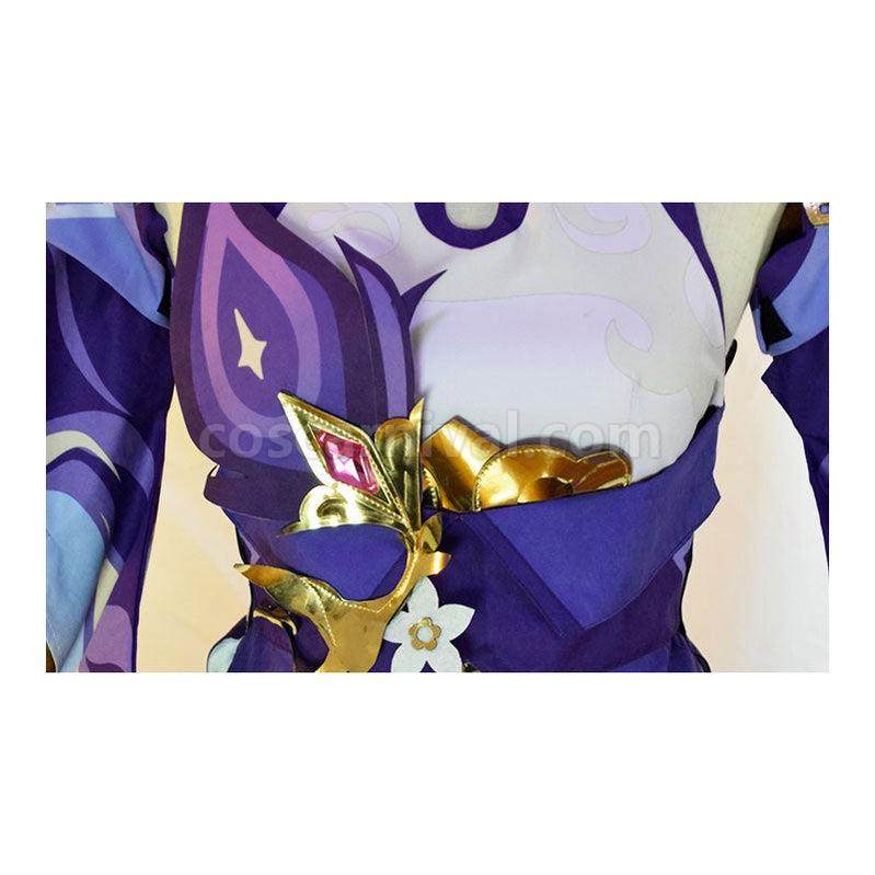 Genshin Impact Keqing Fullset Cosplay Costumes coscarnival011113843