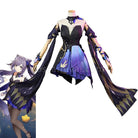 Genshin Impact Keqing Opulent Splendor Cosplay Costumes coscarnival01118191