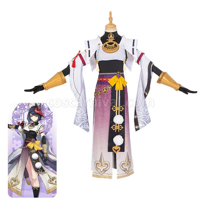 Genshin Impact Kujo Sara Fullset Cosplay Costumes coscarnival011110092