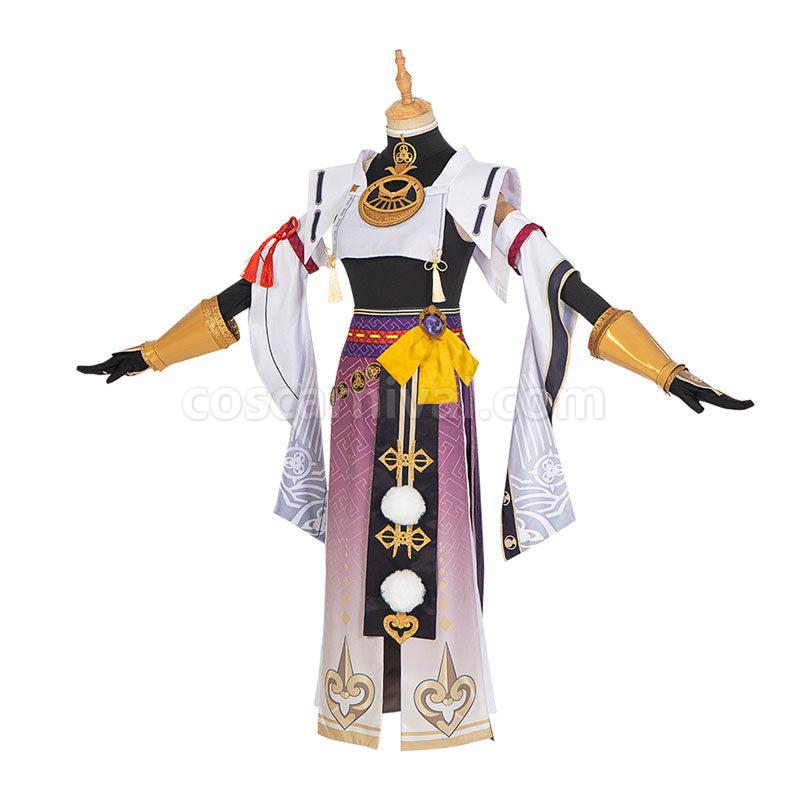 Genshin Impact Kujo Sara Fullset Cosplay Costumes coscarnival011110108